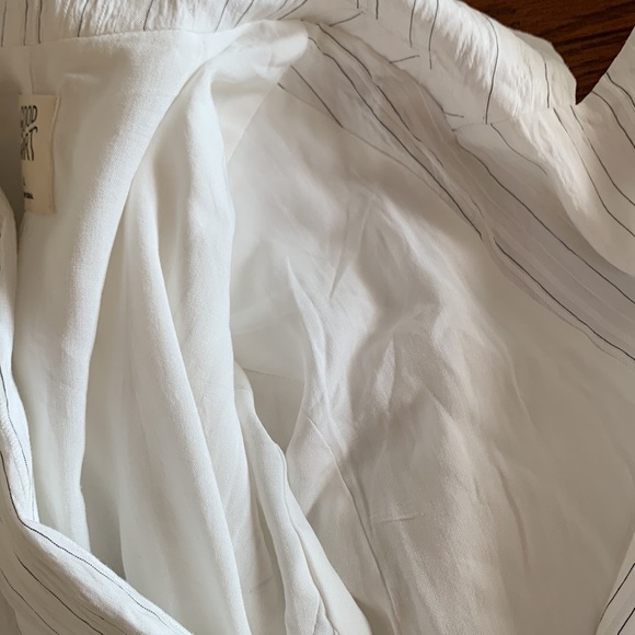 Matilda Jane Good Hart GH Myrtle Beach Stripe Blazer White Gauzy Nautical Size L - Picture 12 of 14